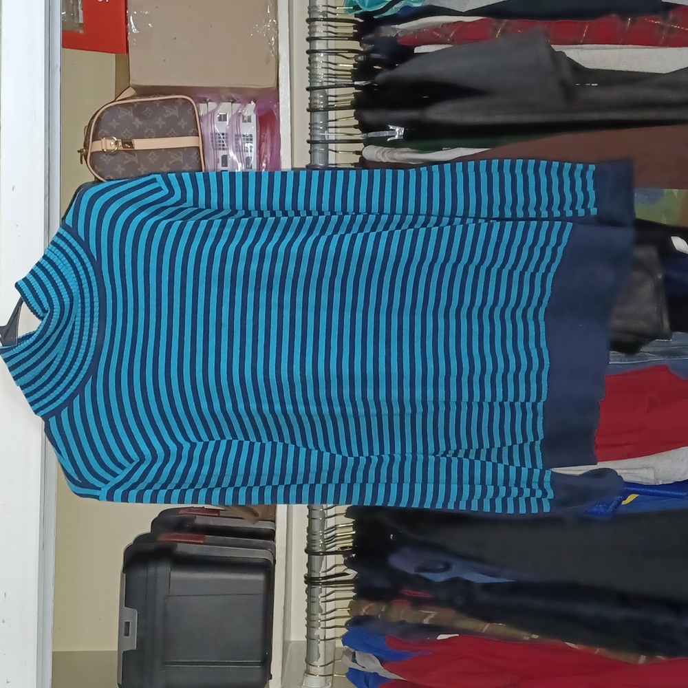 Llbean Turtleneck Blueblue Cashmere Blend